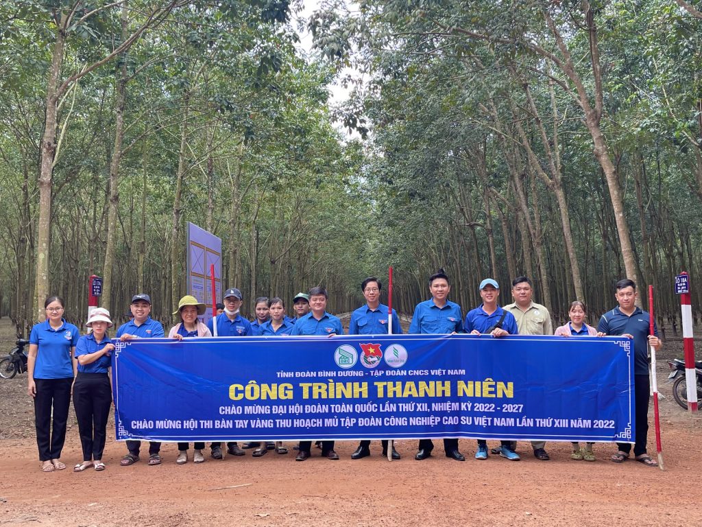 Đoàn Thanh niên VRG thực hiện công trình thanh niên chào mừng Đại hội Đoàn toàn quốc